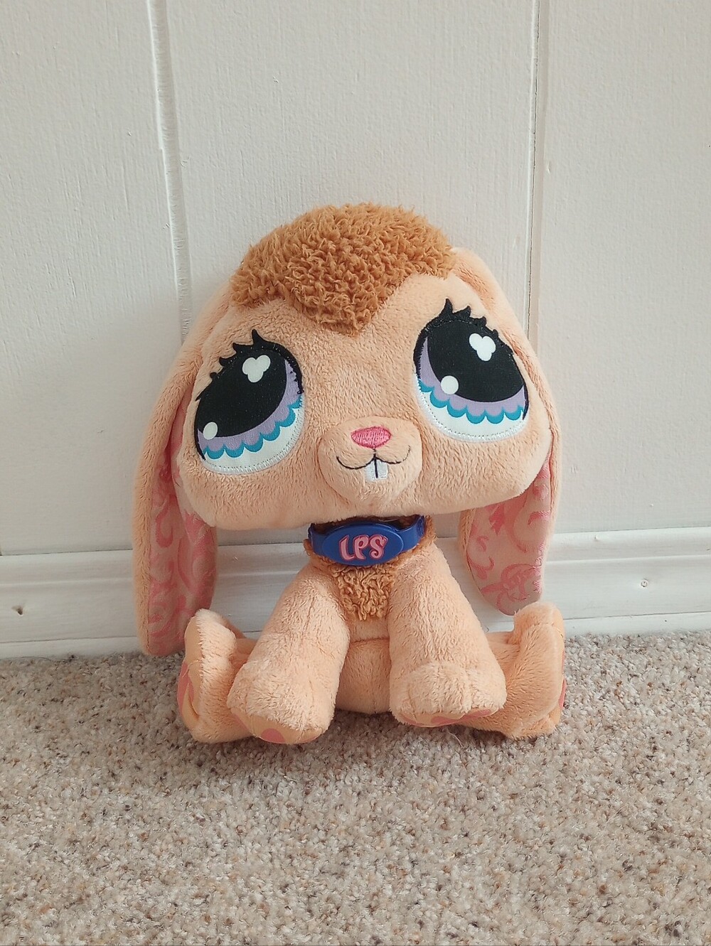 Littlest Pet Shop Bunny Plushie 2007 Y2K Cute Collectible